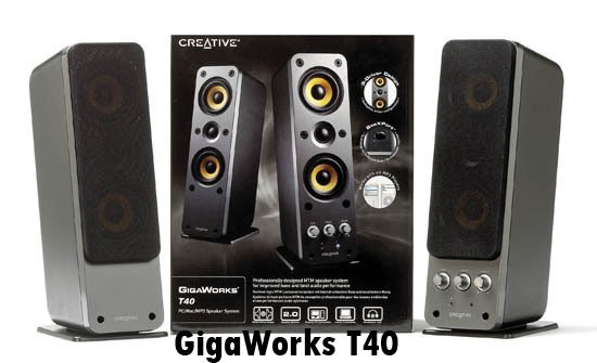 creative gigaworks t40 01 - Creative annuncia tre nuovi Speaker 2.0