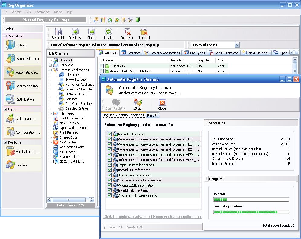 Reg Organizer : Pulizia del registro e non solo.... reg organizer - Reg Organizer : Pulizia del registro e non solo....