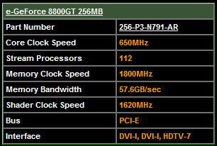 evga8800gt256 - EVGA pronta al lancio della 8800GT 256MB