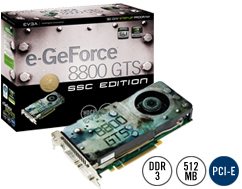 evga gts ssc1 - EVGA 8800GTS 512MB Overclocked