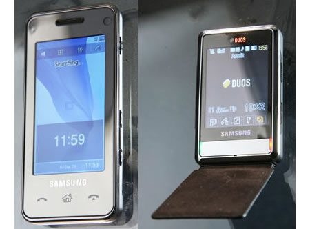 samsung f490 and p720 - Nuovi F490 e P720, il futuro di Samsung &egrave; touch