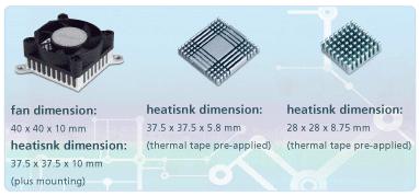 akasacooling2 - Akasa Chipset Cooling Kit presto disponibile