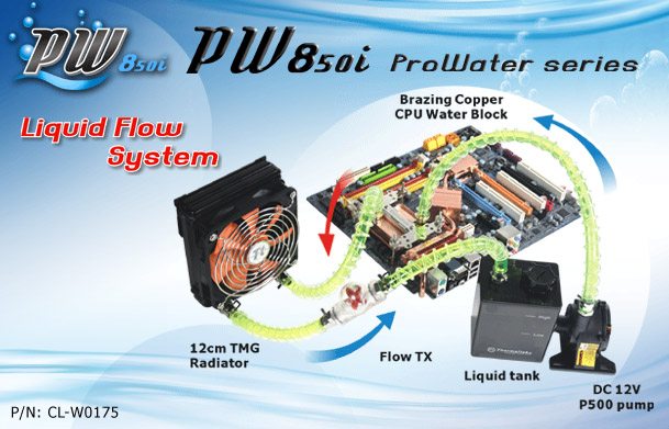 Thermaltake ProWater PW850i: il water cooling kit entry level ttake pw850i - Thermaltake ProWater PW850i: il water cooling kit entry level