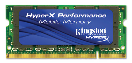 hyperxddr2 - Disponibili da Kingston memorie da 2GB HyperX per notebook