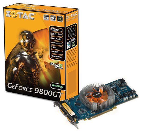 zotac geforce 9800gt synergy edition 01 - Zotac presenta le schede video Synergy GeForce 9600 GT e 9800 GT