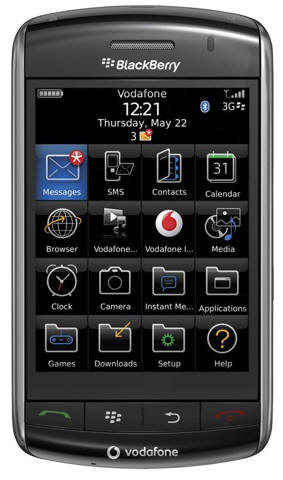 blackberry storm front - RIM a lavoro sul nuovo Blackberry Storm 2