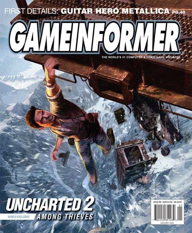 Presentato con un trailer Uncharted 2 Among Thieves uncharted 2 among thieves copertina game informer - Presentato con un trailer Uncharted 2 Among Thieves