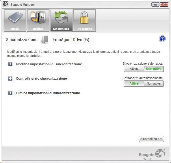 seagate manager 3 - Recensione - Seagate FreeAgent |XTreme 1TB