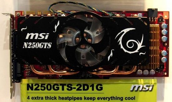 msi geforce gts 250 01 - MSI GeForce GTS 250 in anteprima al CeBIT