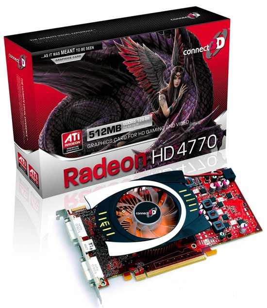 connect3d radeon hd 4770 01 - Prime immagini per l'ATI Radeon HD 4770