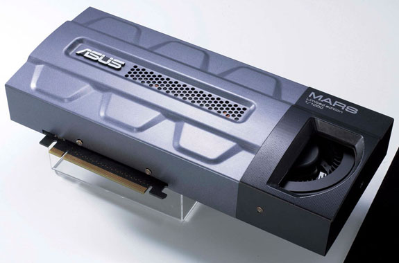 Asus GeForce GTX 285 dual 01 - Prezzi e nuove informazioni per l' Asus MARS GTX295