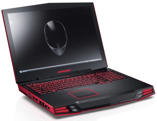 Alienware M17xred 02 - Alienware M17x nuova colorazione in edizione limitata Nebula Red
