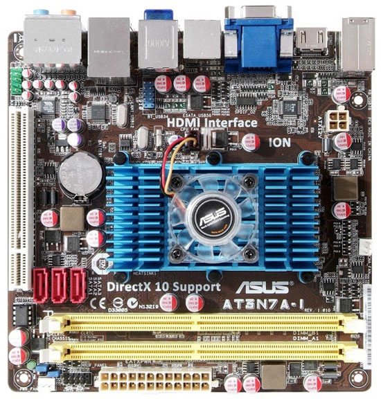 Asus AT3N7A I A330 01 - ASUS AT3N7A-I, motherboard basata su piattaforma NVIDIA Ion