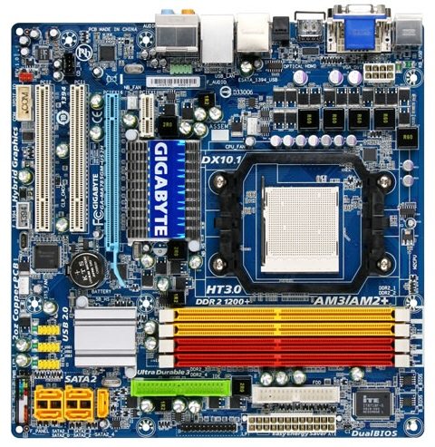 Gigabyte presenta la nuova motherboard GA-MA785GM-US2H Gigabyte GA MA785GM US2H board 01 - Gigabyte presenta la nuova motherboard GA-MA785GM-US2H