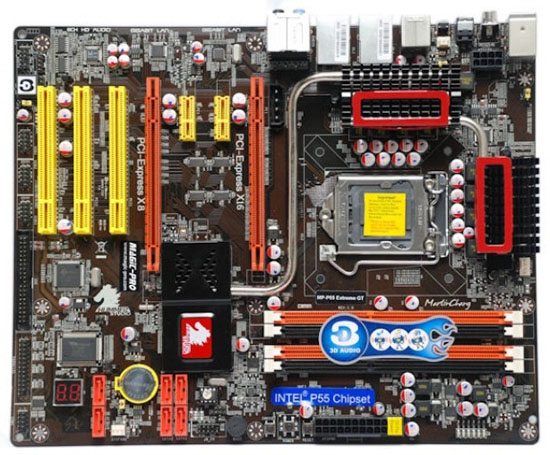 Magic-Pro Computer presenta una motherboard basata su chipset Intel P55 Magic Pro MP P55 Extreme GT 01 - Magic-Pro Computer presenta una motherboard basata su chipset Intel P55
