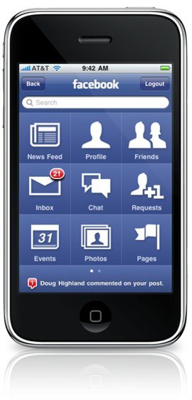 Facebook 3.0 in arrivo su iPhone iphonev30 - Facebook 3.0 in arrivo su iPhone