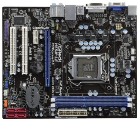 Da ASRock una motherboard micro-ATX con chipset H55 ASRock H55M LE board 01 - Da ASRock una motherboard micro-ATX con chipset H55
