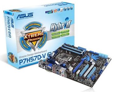 Asus P7H57D V EVO board 02 - Anche da ASUS motherboard con chipset Intel H55 e H57