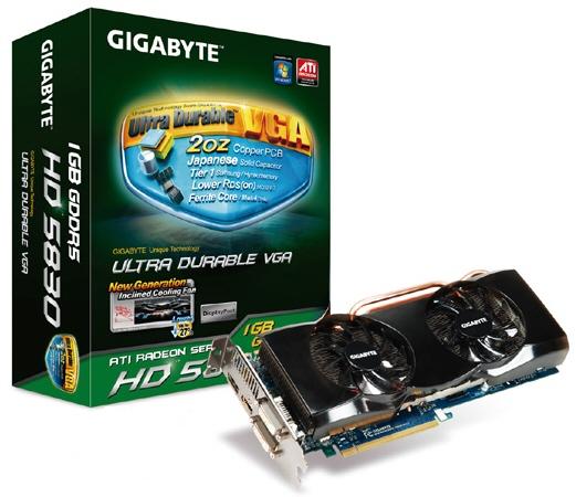 Radeon HD 5830: specifiche e data di lancio confermate Gigabyte Radeon HD 5830 01 - Radeon HD 5830: specifiche e data di lancio confermate