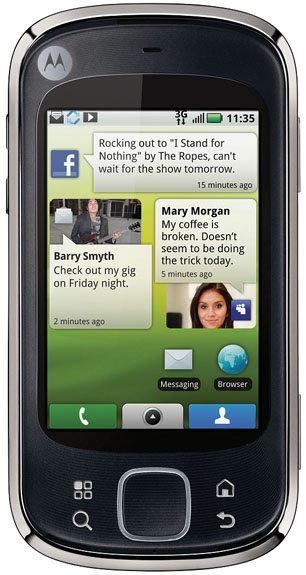 Motorola presenta il nuovo smartphone QUENCH/CLIQ XT Motorola QUENCH 01 - Motorola presenta il nuovo smartphone QUENCH/CLIQ XT