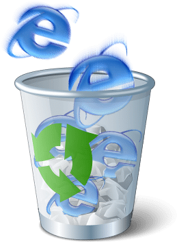 Google non supporterà più IE6, Firefox 2 e Safari 2 ie6 trash - Google non supporterà più IE6, Firefox 2 e Safari 2