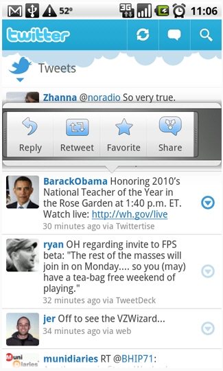 Disponibile l'applicazione ufficiale Twitter per dispositivi Android Twitter for Android 01 - Disponibile l'applicazione ufficiale Twitter per dispositivi Android