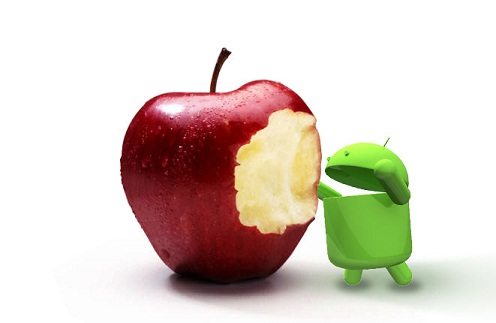 Android meglio di iPhone in America android eats apple - Android meglio di iPhone in America