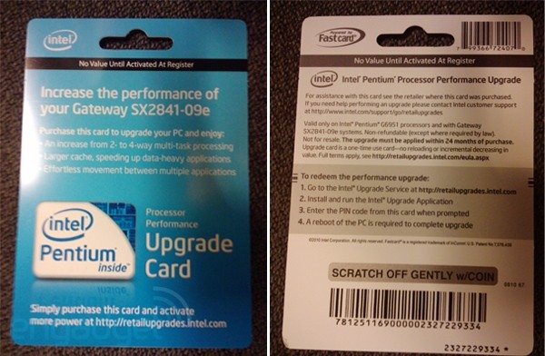 Processor Performance Upgrade per le CPU targate Intel? intel600 - Processor Performance Upgrade per le CPU targate Intel?
