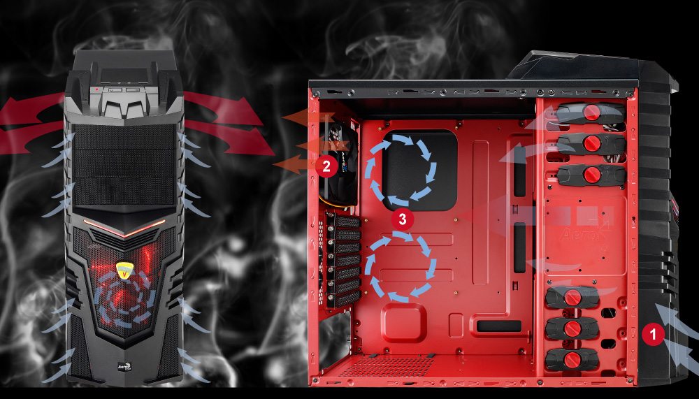air xw r - Recensione - Aerocool X-Warrior Devil Red Edition