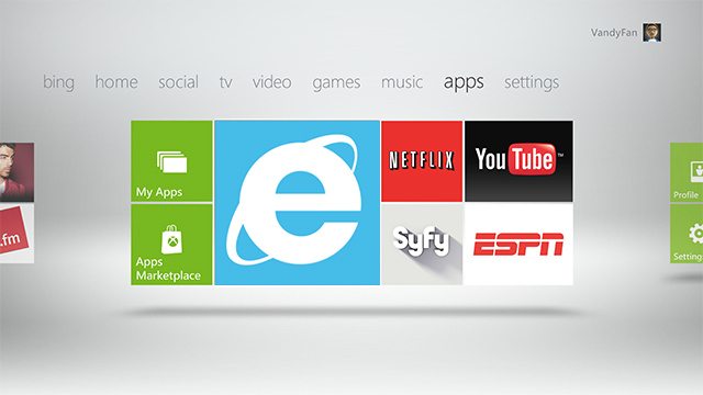 xbox 360 internet explorer - Xbox 360: disponibili Internet Explorer e Xbox Music con la nuova dashboard