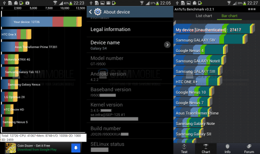 Galaxy S IV: disponibili i primi benchmark del processore Exynos Octa gs4 shot 520x308 - Galaxy S IV: disponibili i primi benchmark del processore Exynos Octa