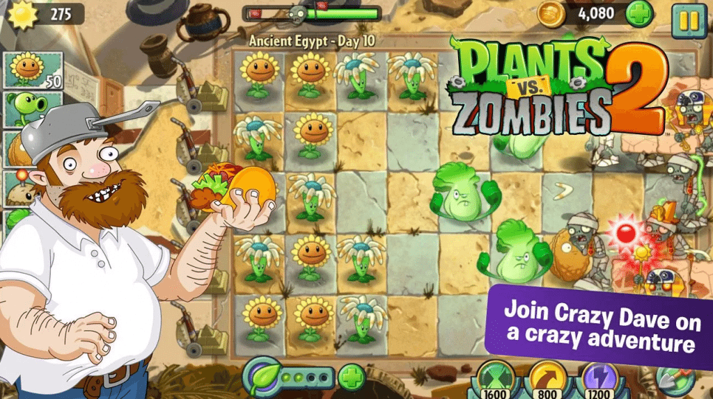 Plants vs Zombies 2 disponibile sul Play Store, ma non ancora in Italia plant 1024x574 - Plants vs Zombies 2 disponibile sul Play Store, ma non ancora in Italia