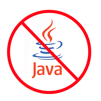 no-java no-java